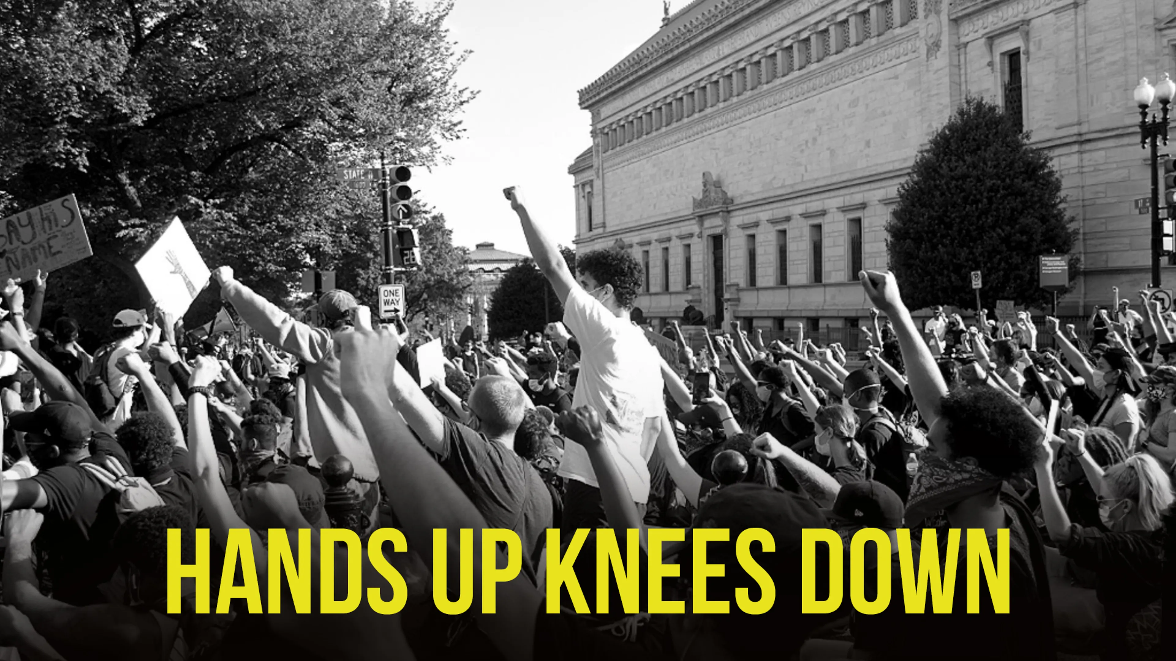 Hands Up Knees Down poster